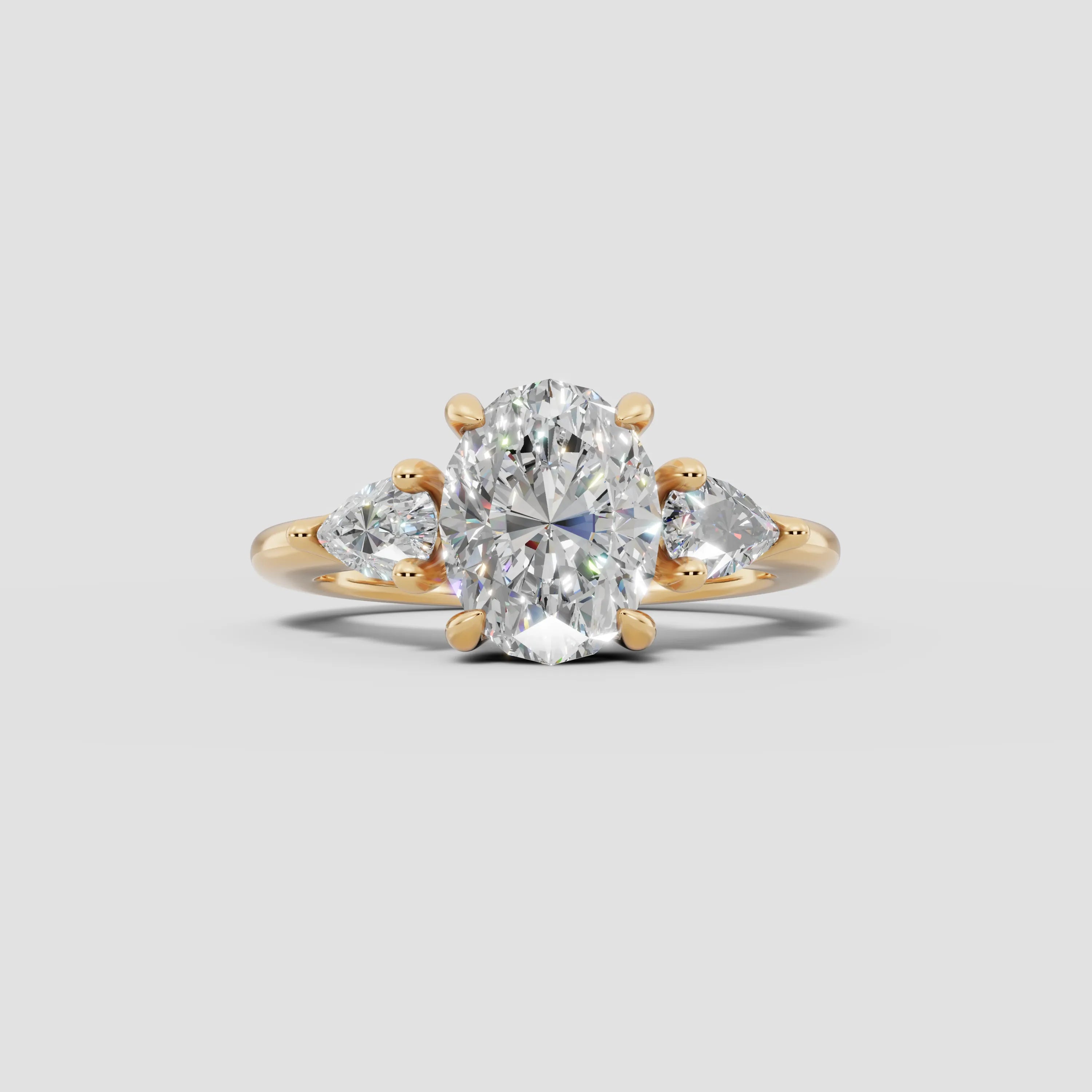 ELARA | Anillo trilogía oval