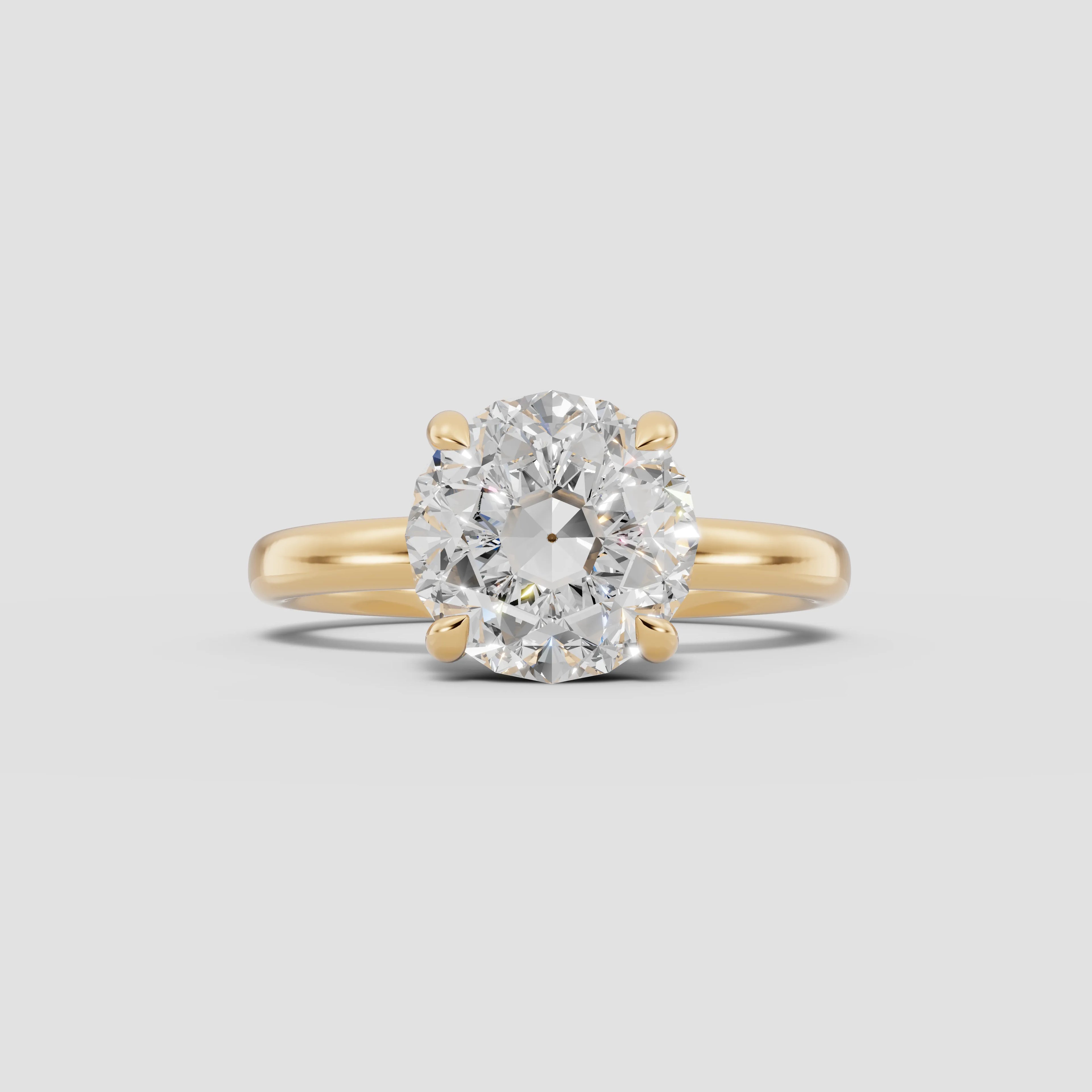 GAIA | Anillo solitario brillante