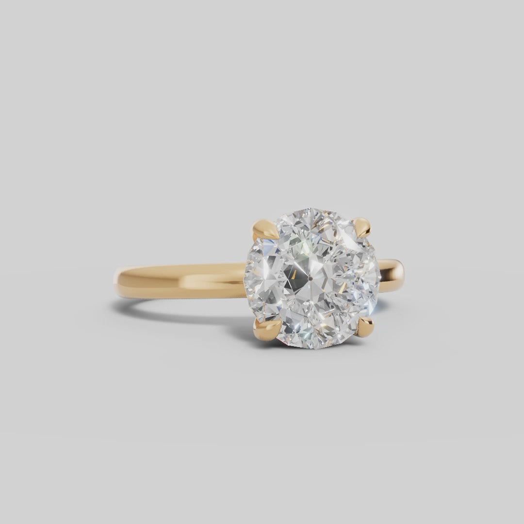 GAIA | Anillo solitario brillante