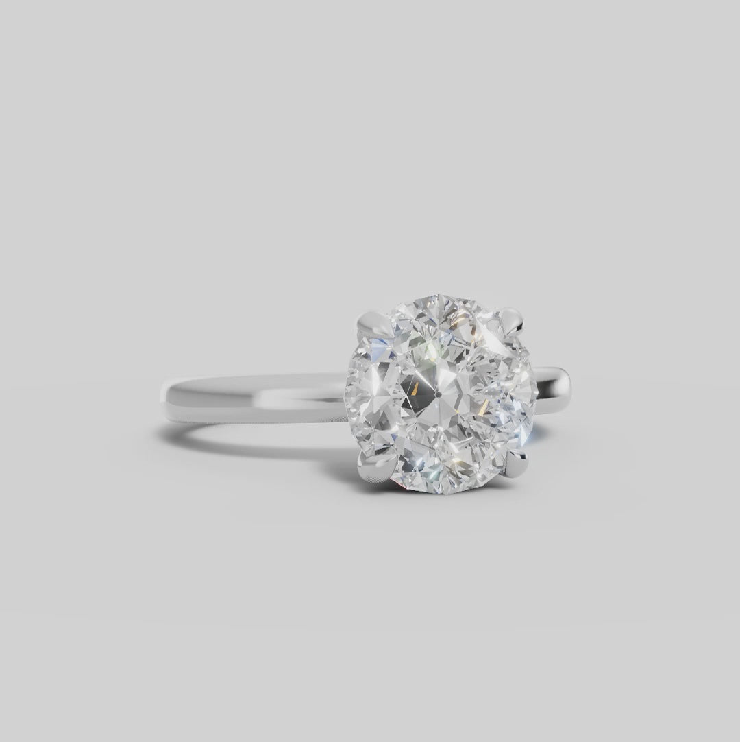 GAIA | Anillo solitario brillante