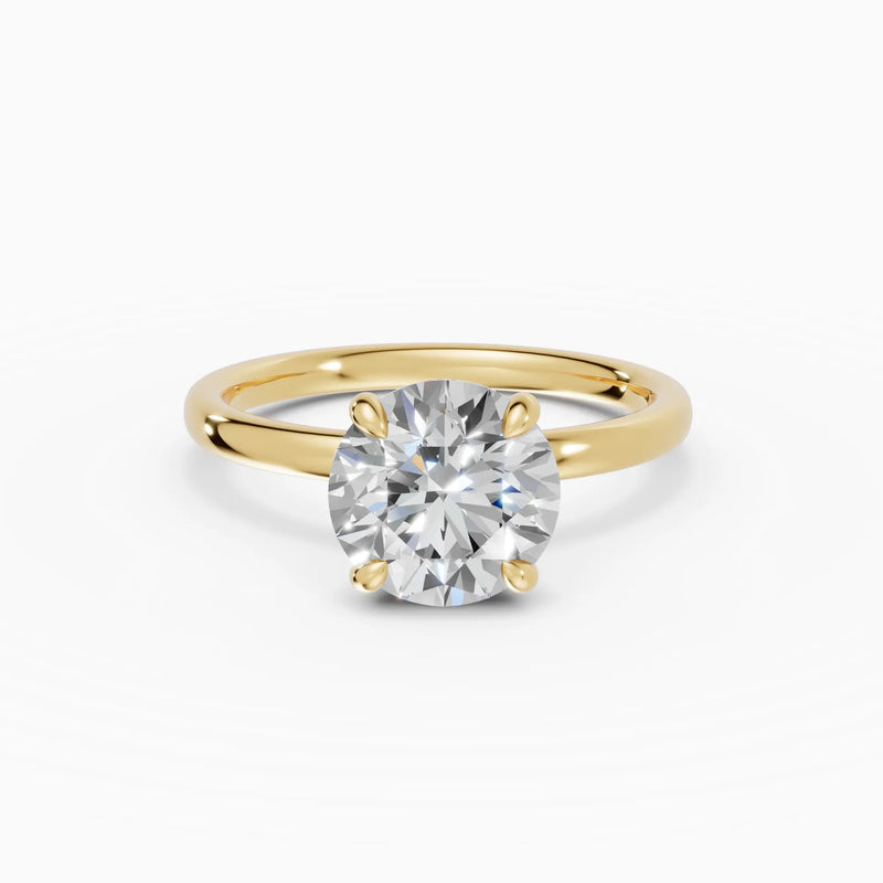 Anillo solitario brillante | GAIA - BRAVORA Jewelry