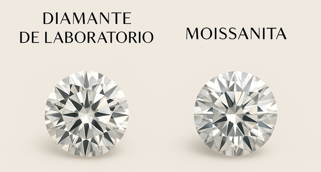 Diamante de laboratorio vs Moissanita