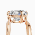 AXIS oval bypass setting engagement ring - lifestyle