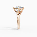 AXIS princess bypass setting engagement ring - in context