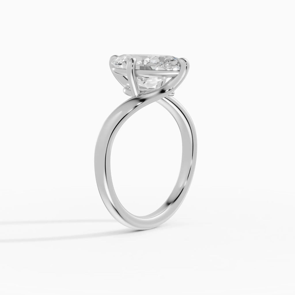 Anillo de compromiso AXIS marquesa con engaste compás bypass - comparativa