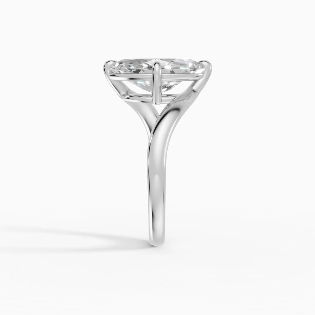 Anillo de compromiso AXIS marquesa con engaste compás bypass - contexto