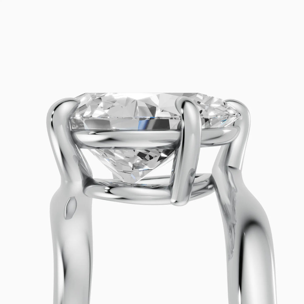 AXIS | Anillo pera con engaste compás bypass