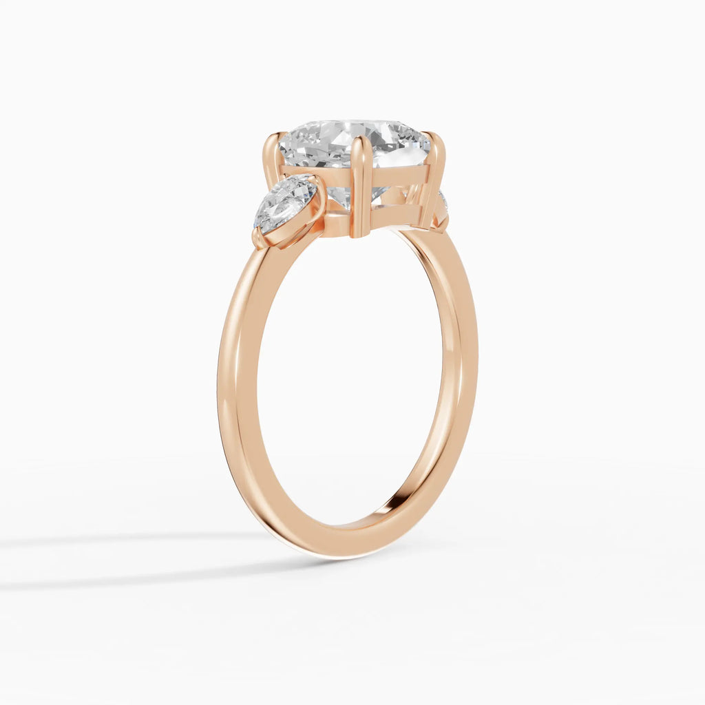 Anillo de compromiso ELARA cojín trilogía
