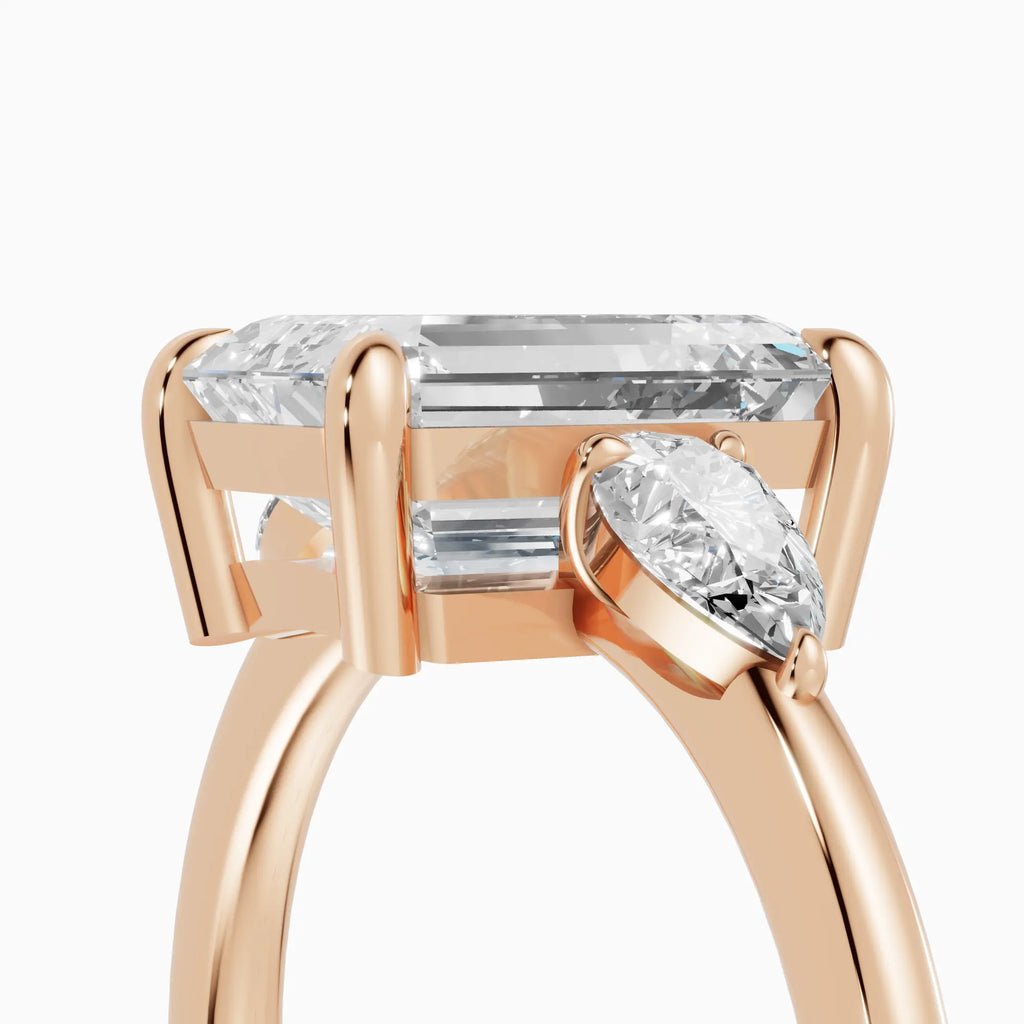 Anillo de compromiso ELARA esmeralda trilogía - comparativa