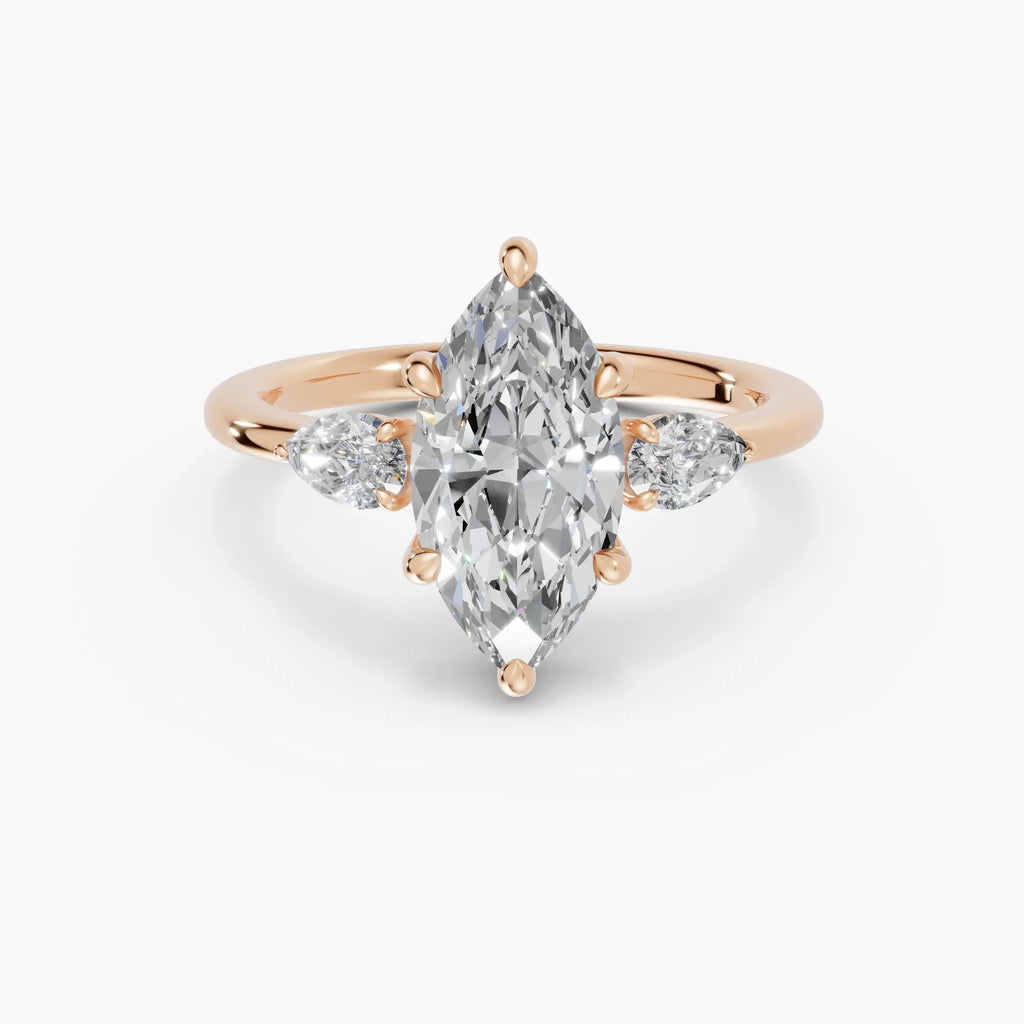 Anillo de compromiso ELARA marquesa trilogía - galería