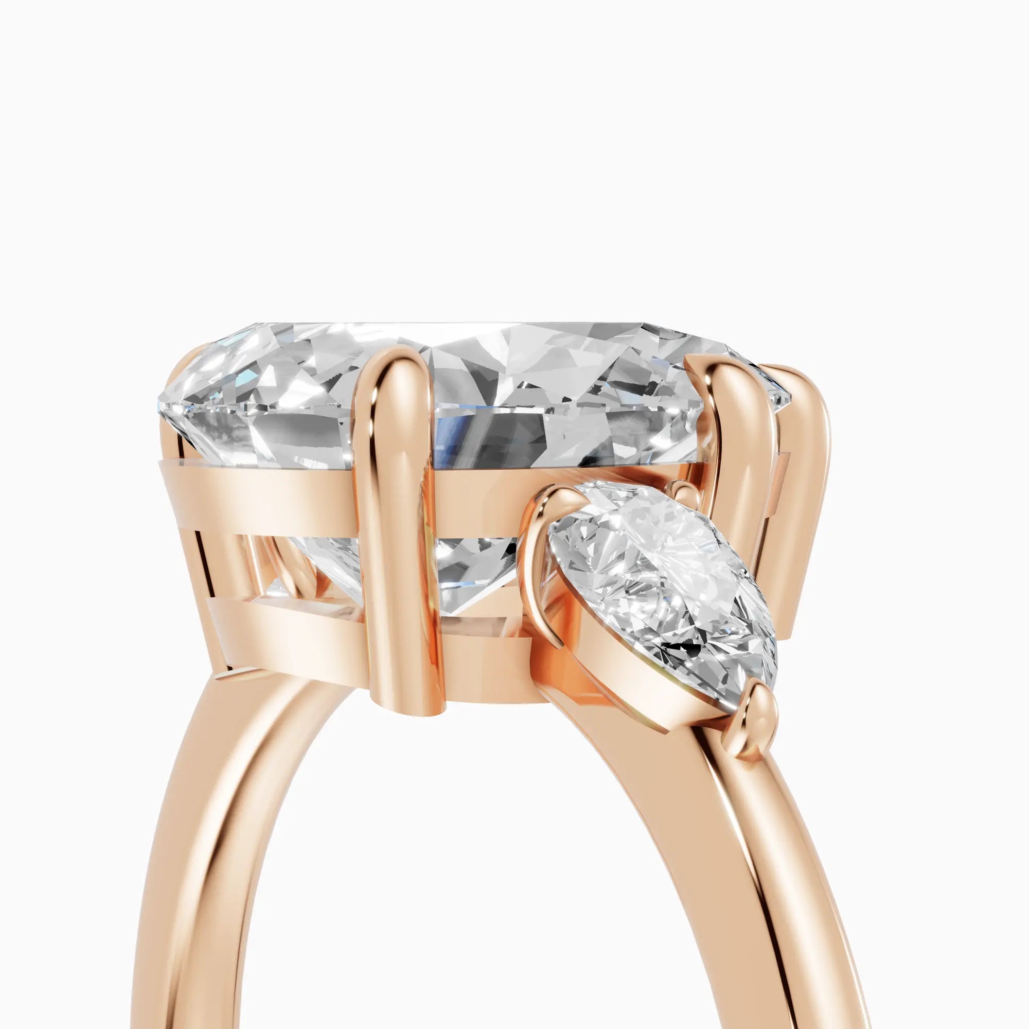 Anillo de compromiso ELARA pera trilogía - contexto