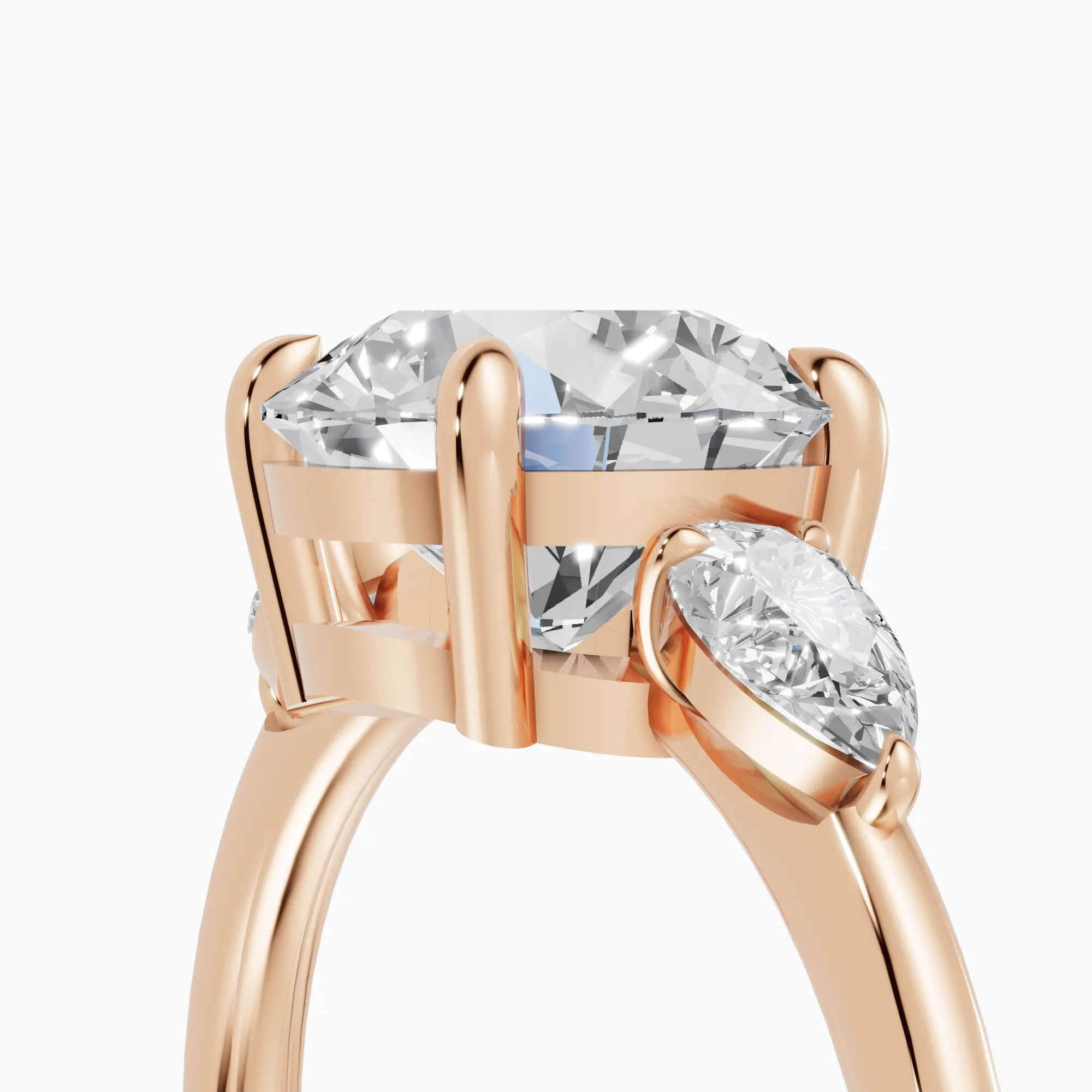 Anillo de compromiso ELARA brillante trilogía - contexto