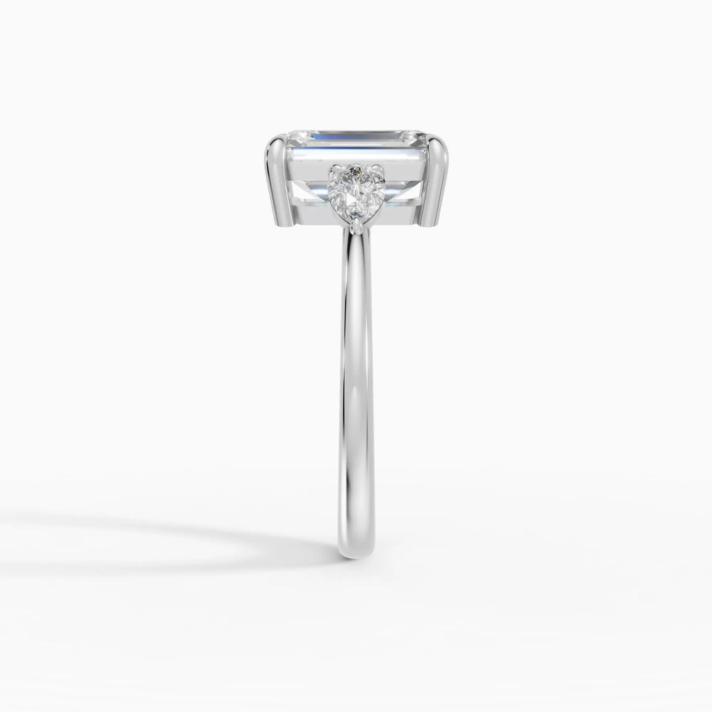 Anillo de compromiso ELARA esmeralda trilogía
