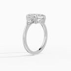 Anillo de compromiso ELARA marquesa trilogía - vista trasera