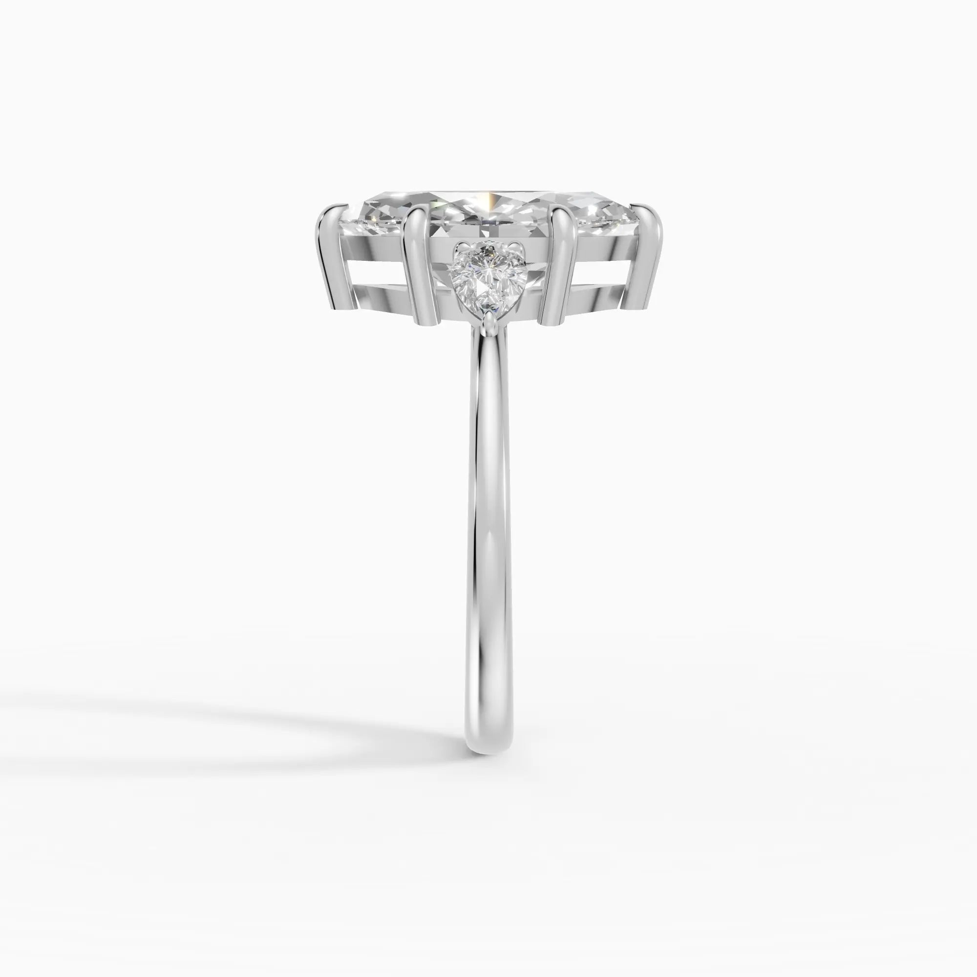 Anillo de compromiso ELARA marquesa trilogía - medidas