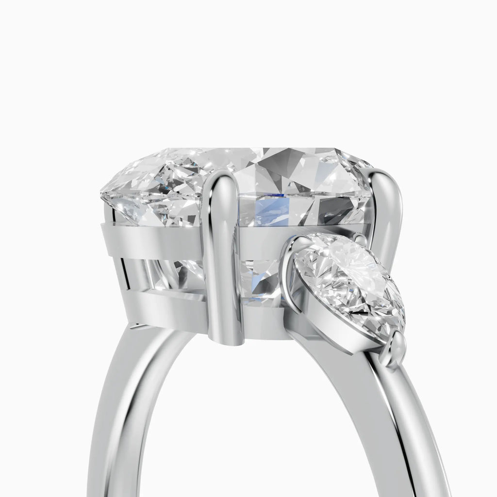 Anillo de compromiso ELARA oval trilogía