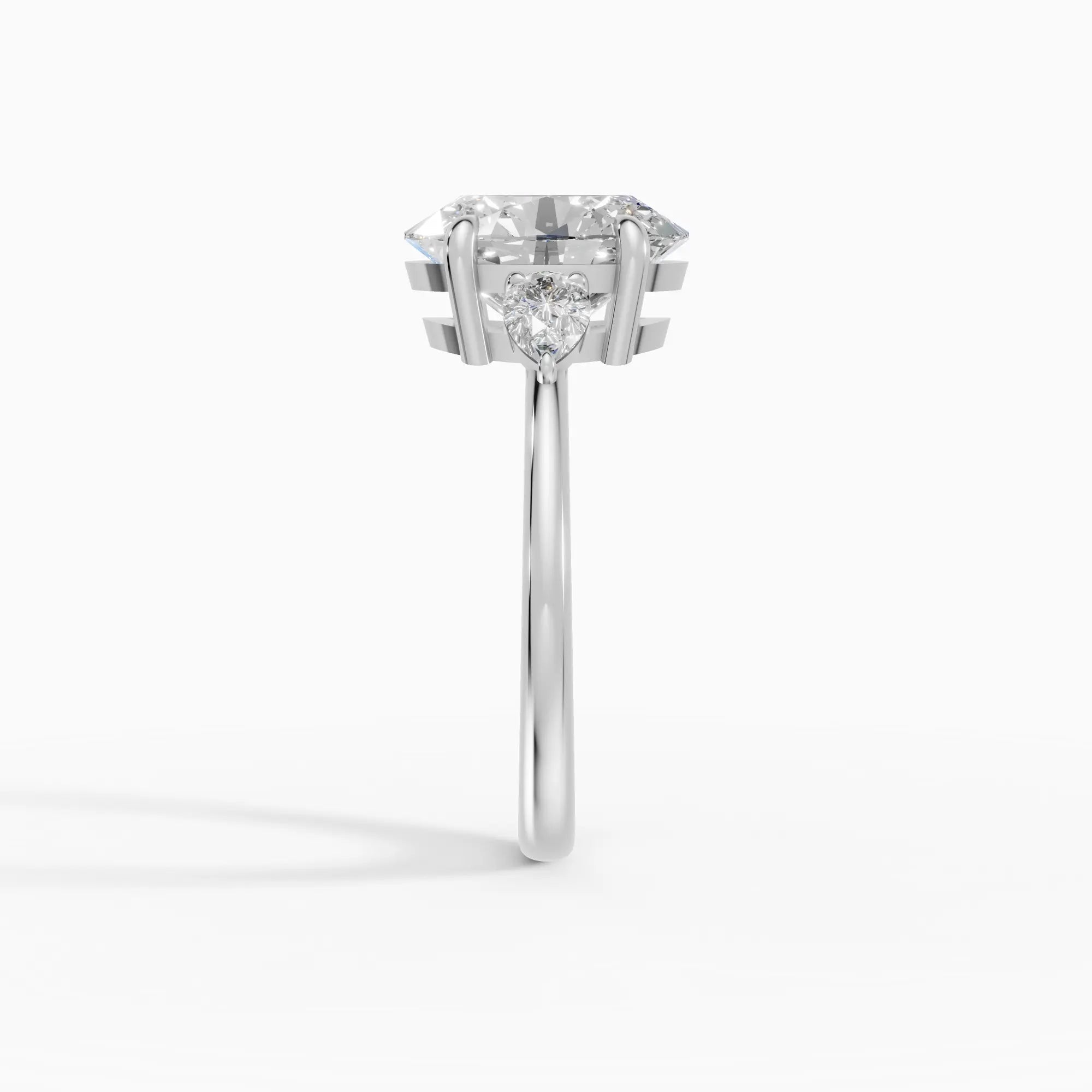 Anillo de compromiso ELARA oval trilogía