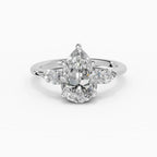 Anillo de compromiso ELARA pera trilogía - galería