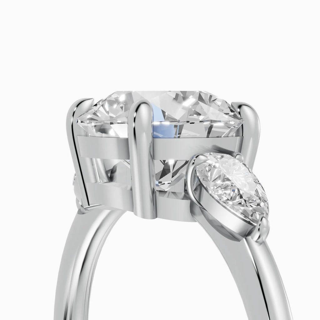 Anillo de compromiso ELARA brillante trilogía