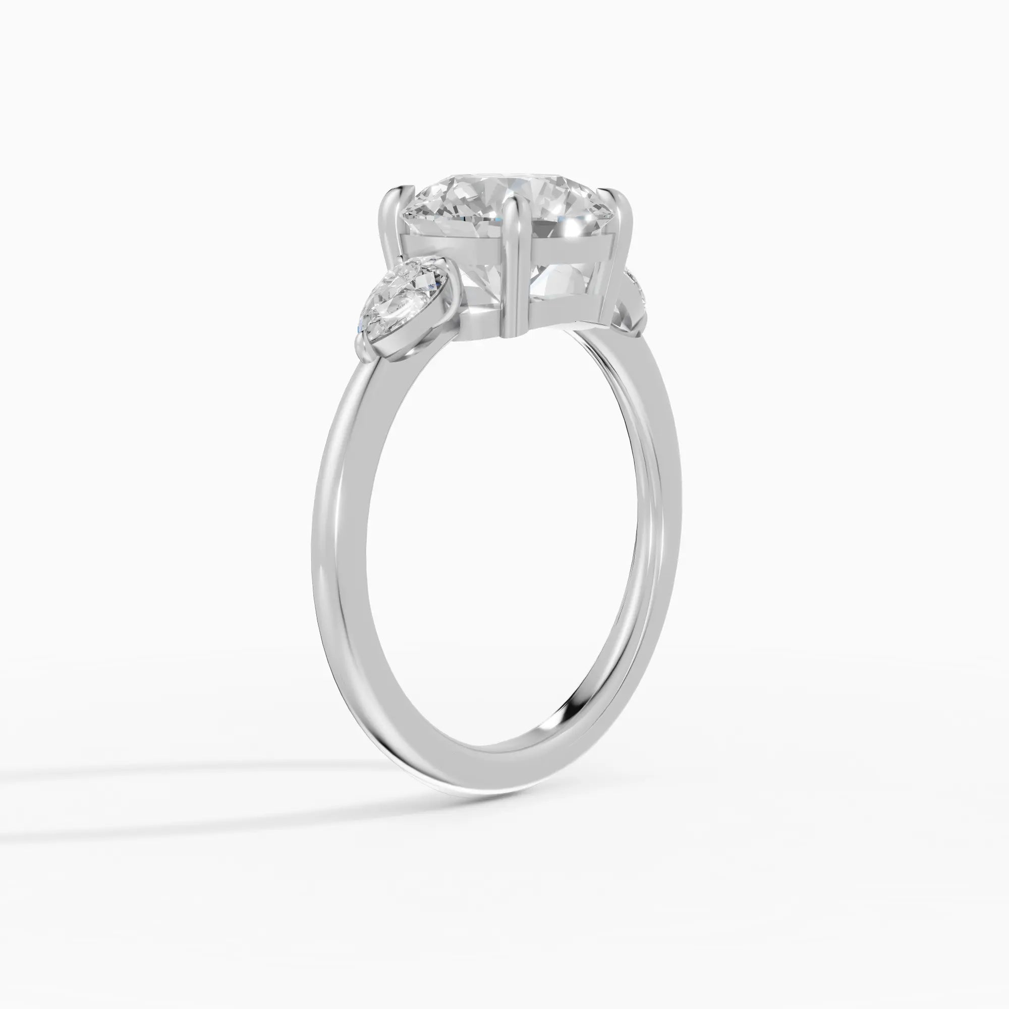 Anillo de compromiso ELARA brillante trilogía