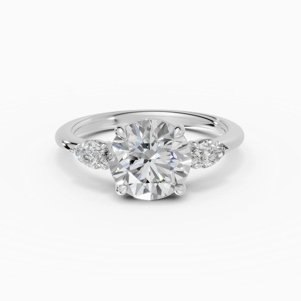 Anillo de compromiso ELARA brillante trilogía - galería