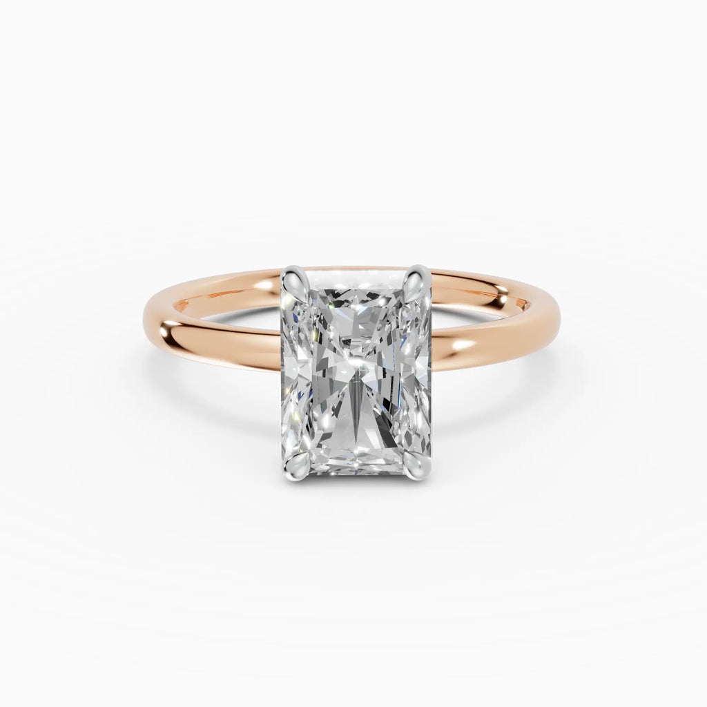 Anillo de compromiso GAIA radiante solitario