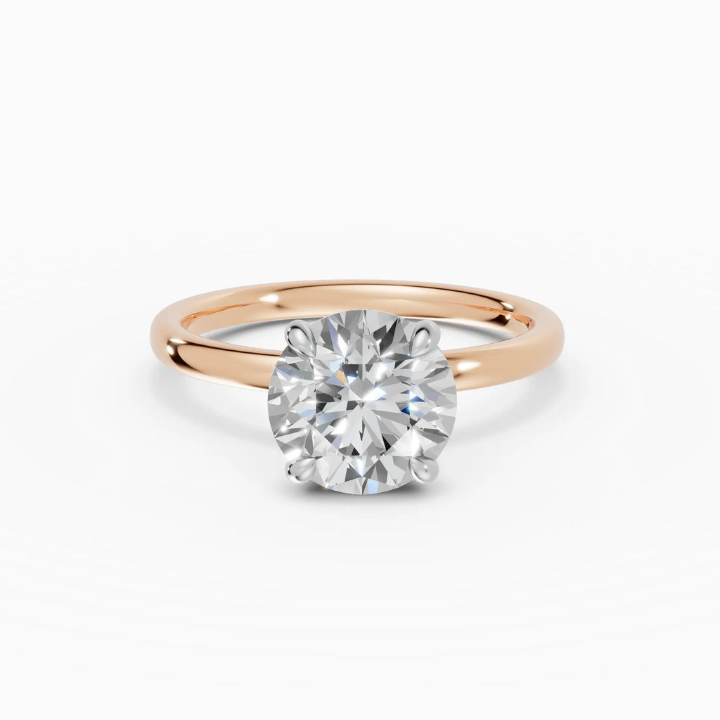 Anillo de compromiso GAIA brillante solitario - galería