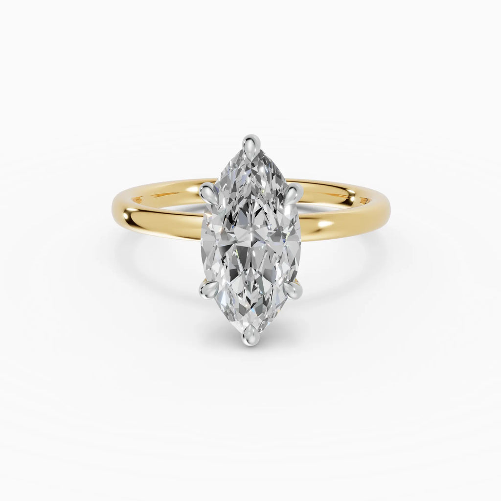 Anillo de compromiso GAIA marquesa solitario