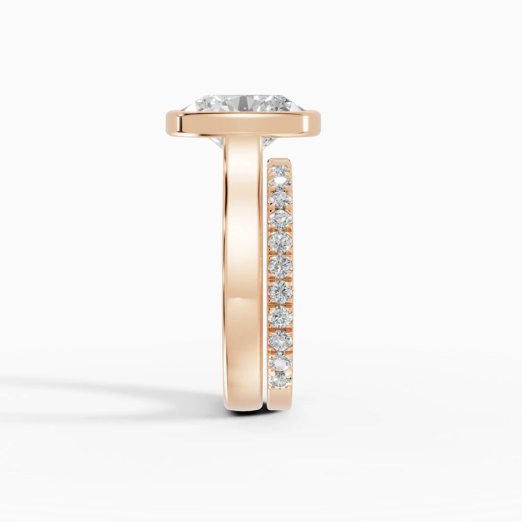 HERA | Anillo solitario oval biselado