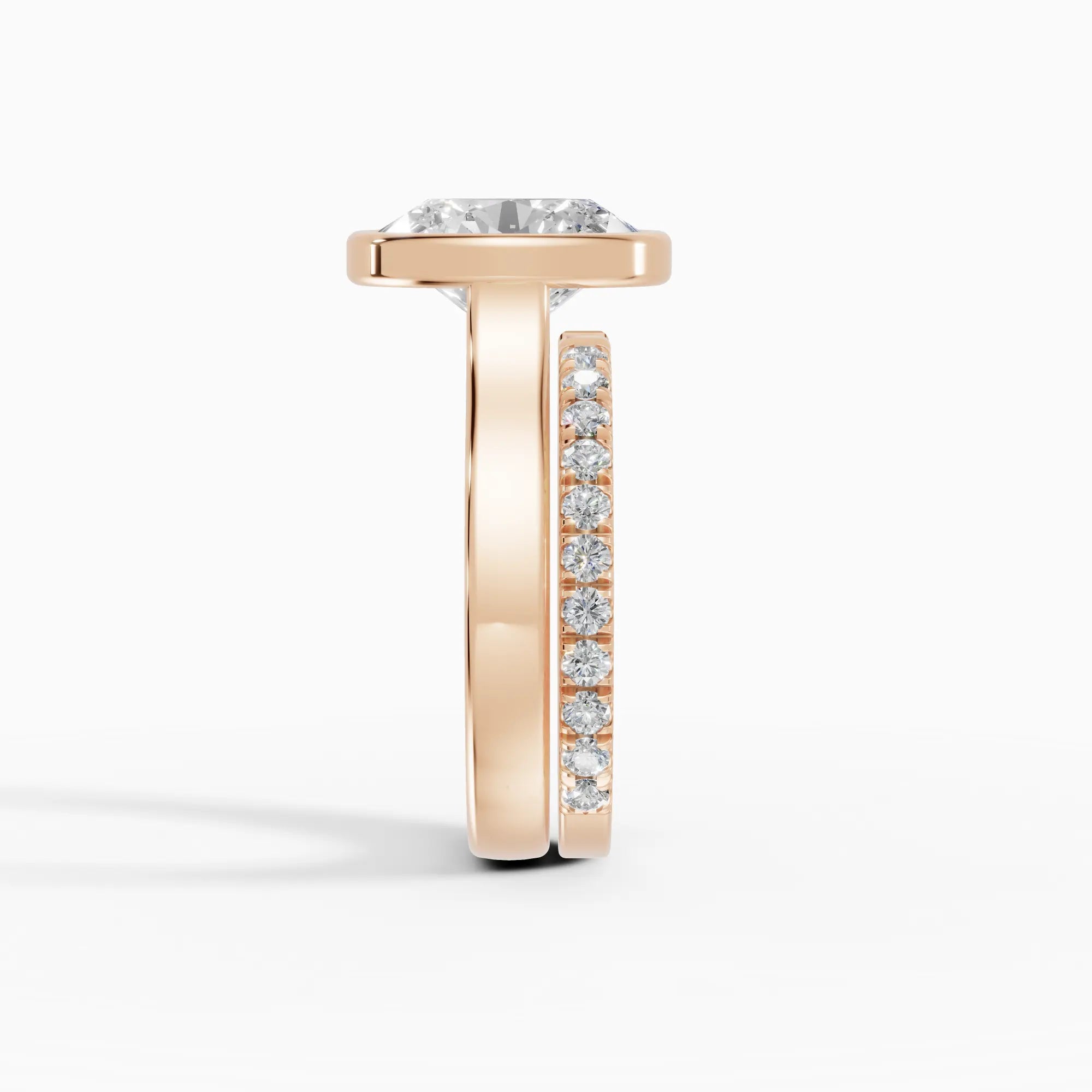 HERA | Anillo solitario oval biselado