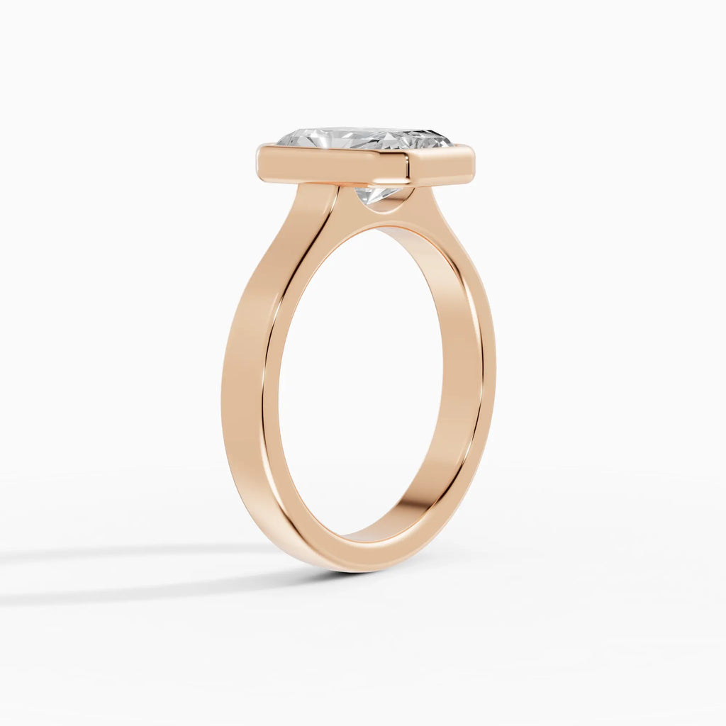 HERA | Anillo solitario radiante biselado