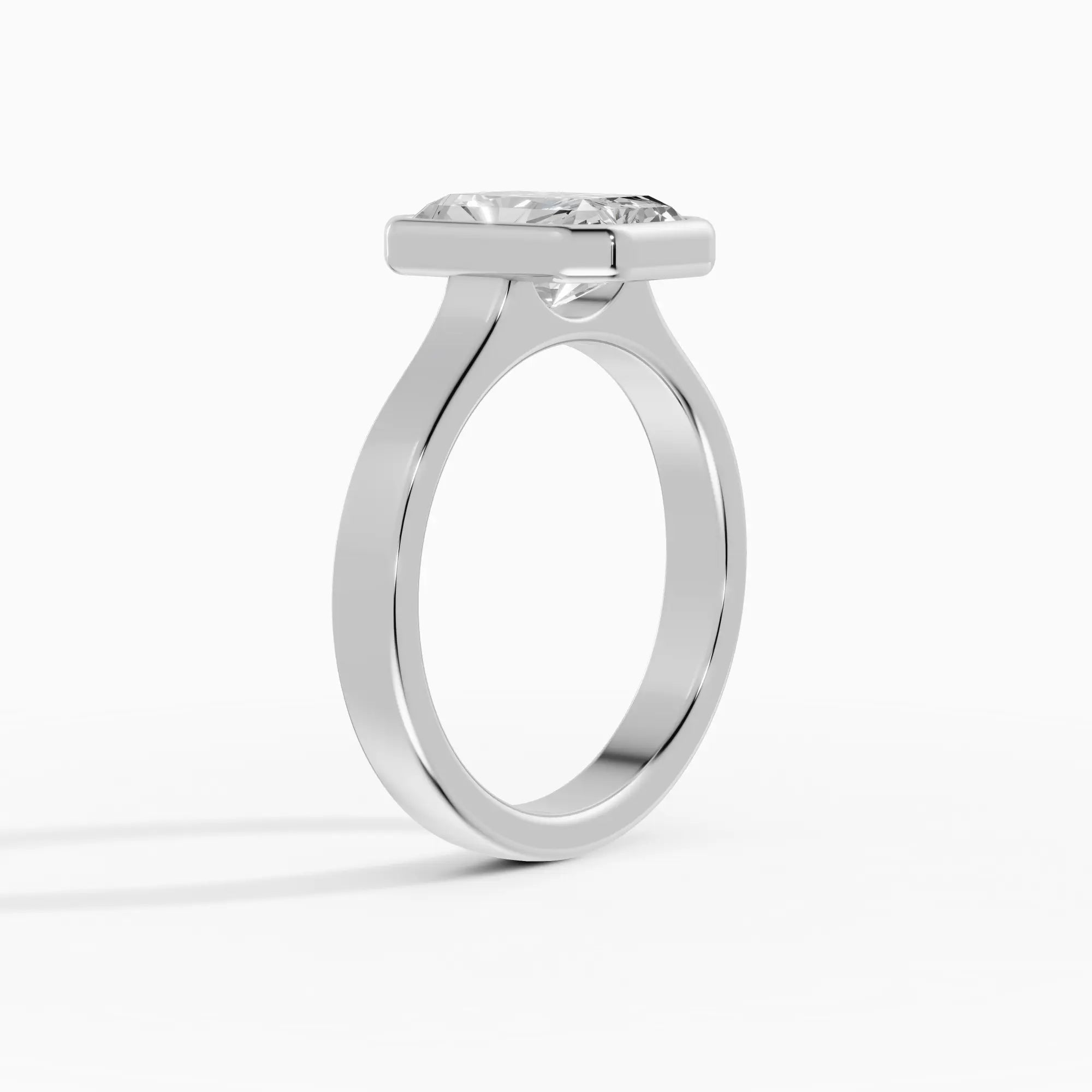 HERA | Anillo solitario radiante biselado