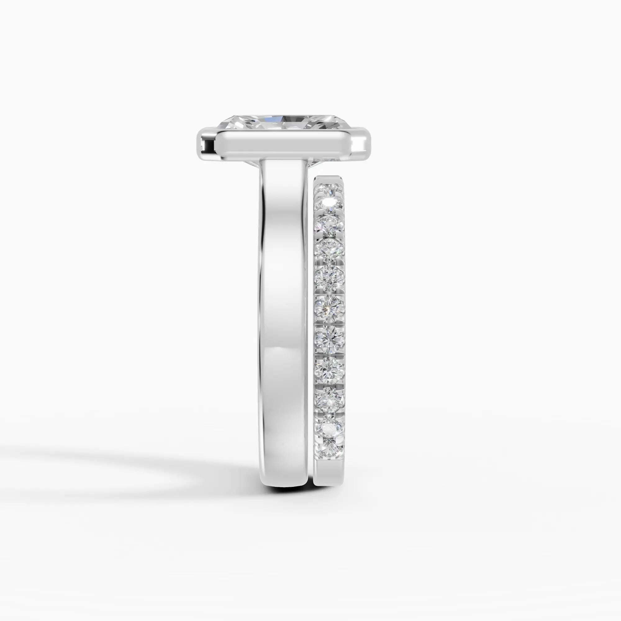 HERA | Anillo solitario radiante biselado