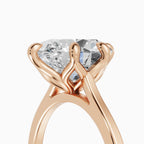 MAGNOLIA oval floral setting engagement ring - lifestyle