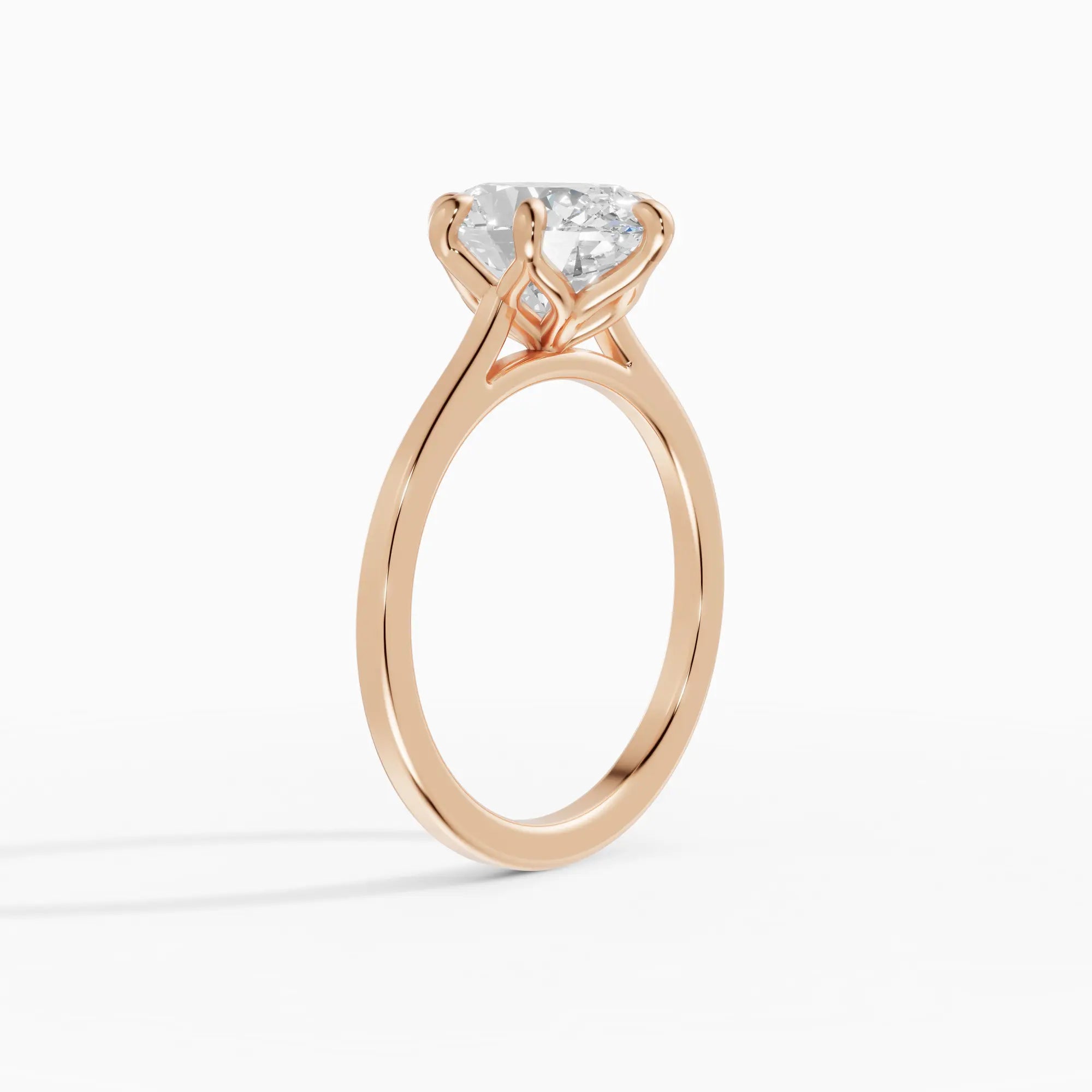 MAGNOLIA | Anillo oval engaste floral