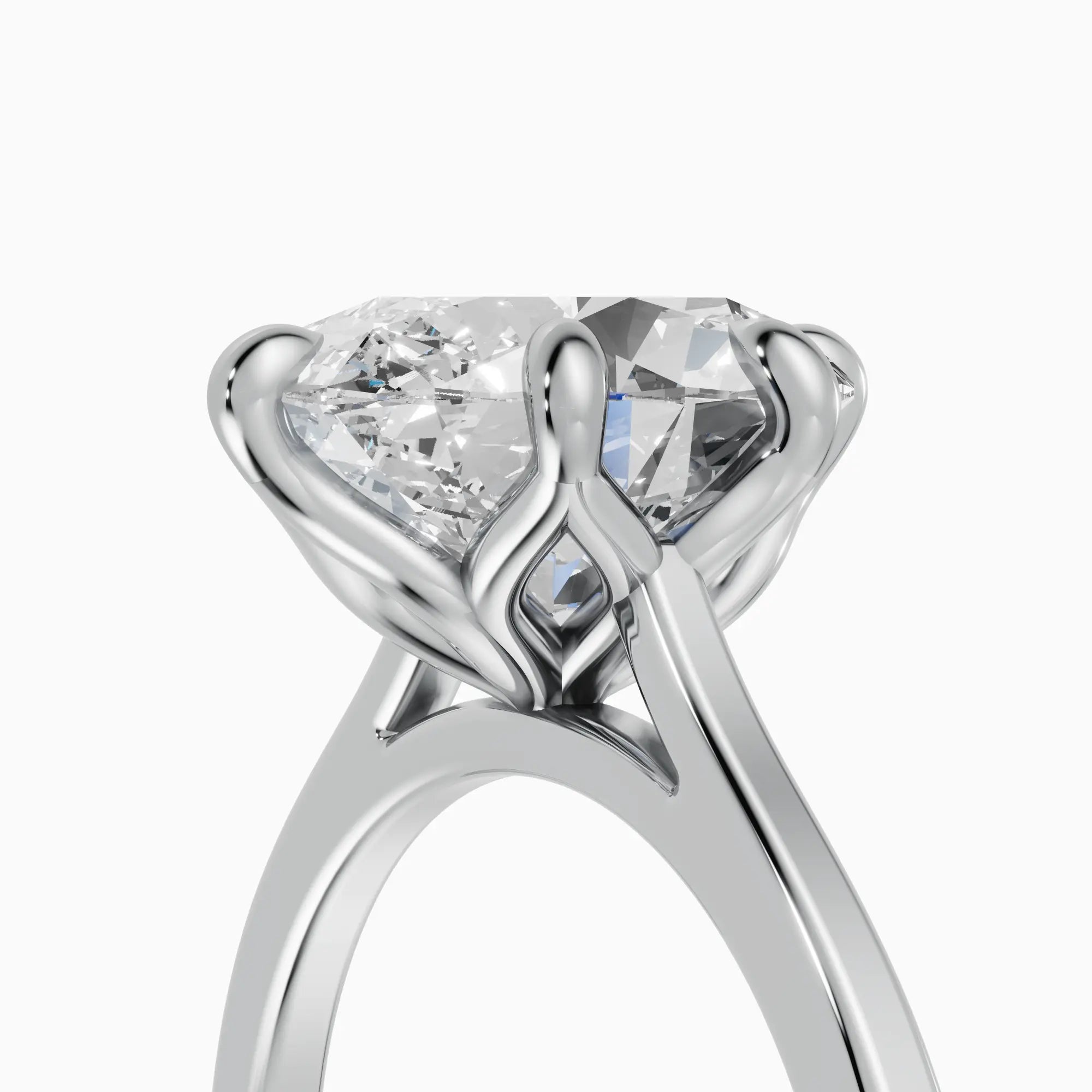 MAGNOLIA | Anillo oval engaste floral