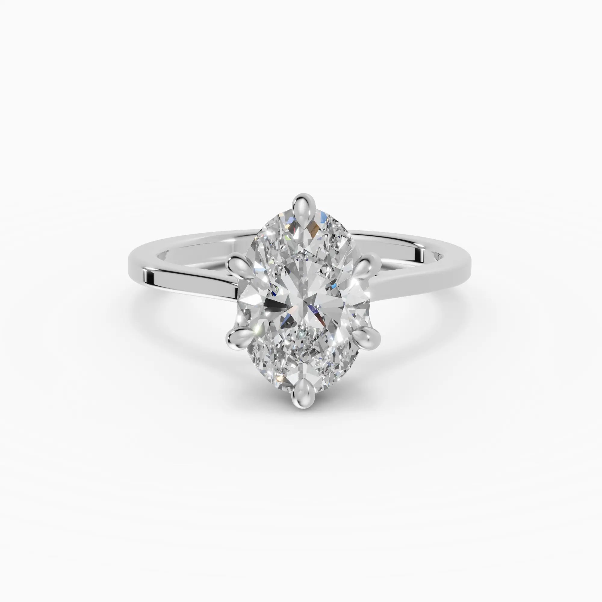 MAGNOLIA | Anillo oval engaste floral