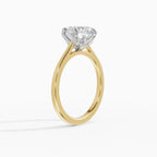 MAGNOLIA oval floral setting engagement ring
