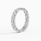 STRATA engagement ring in white gold with pear cut diamonds 0.13 ct total, side view