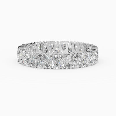 Anillo de compromiso Strata en oro blanco con diamantes corte pera de 0,13 ct total