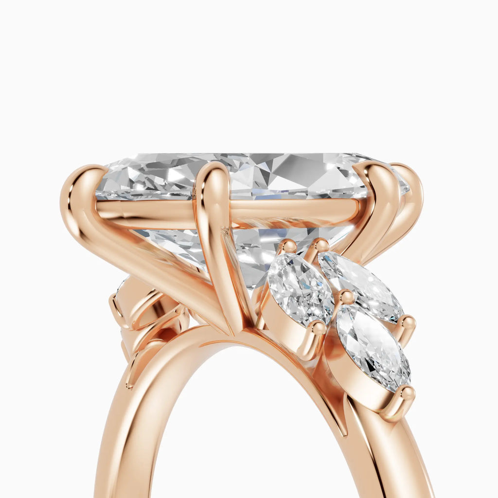 Anillo de compromiso VESTA marquesa clúster - lifestyle