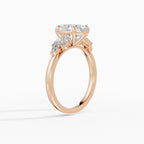 Anillo de compromiso VESTA oval clúster - comparativa