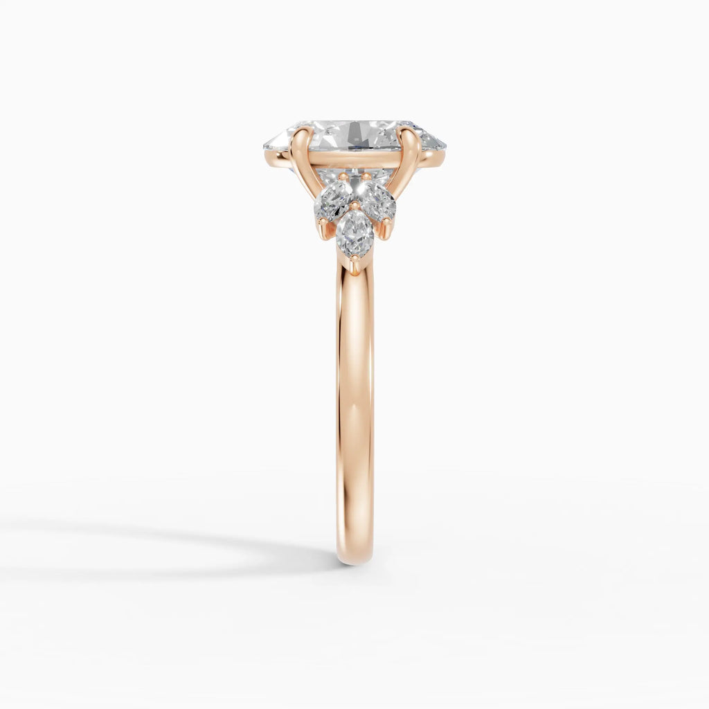 Anillo de compromiso VESTA oval clúster - contexto