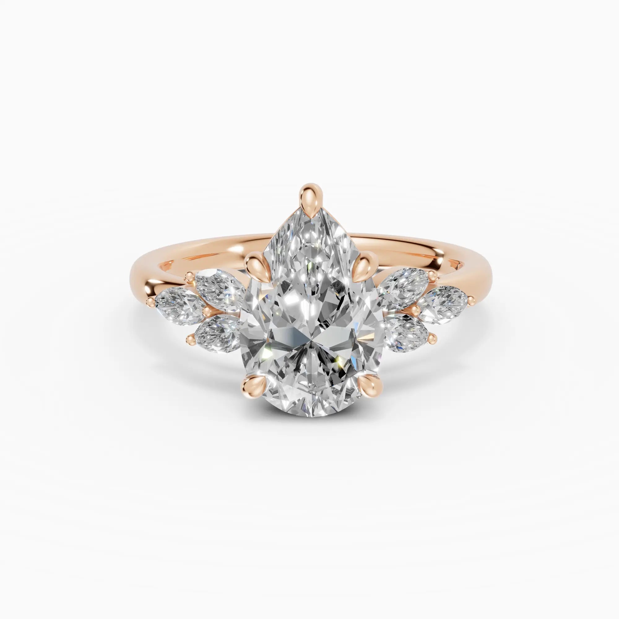 Anillo de compromiso VESTA pera clúster - medidas