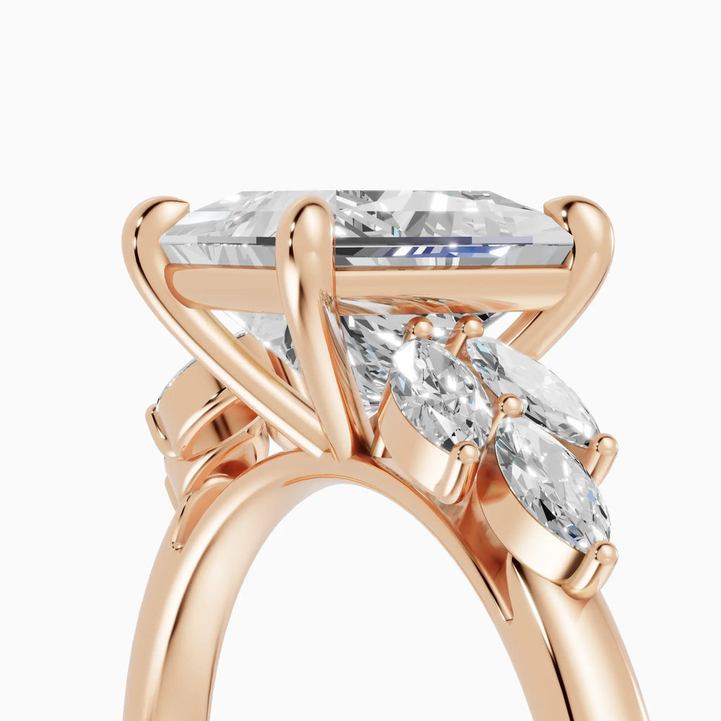 Anillo de compromiso VESTA princesa clúster - lifestyle