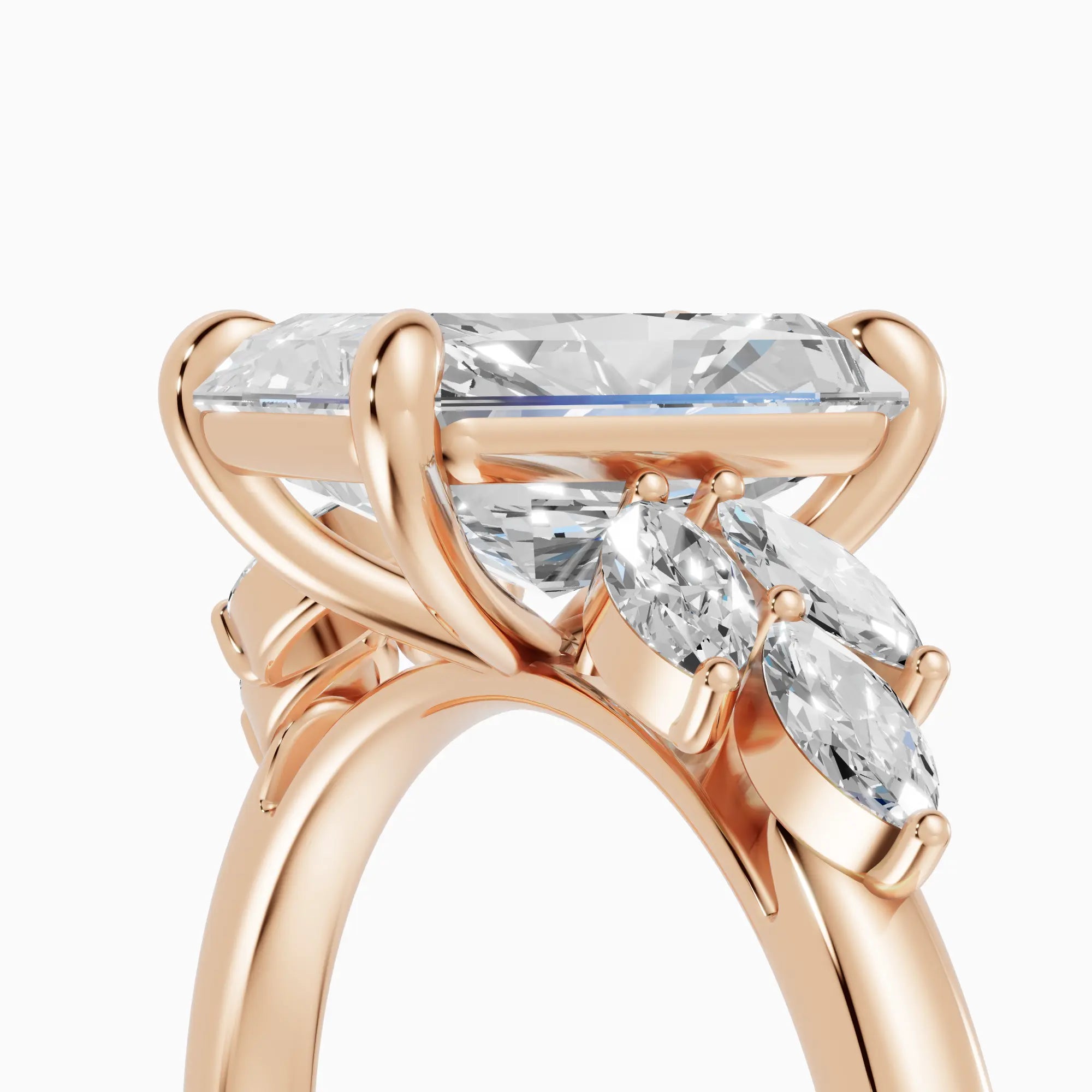 Anillo de compromiso VESTA radiante clúster - contexto