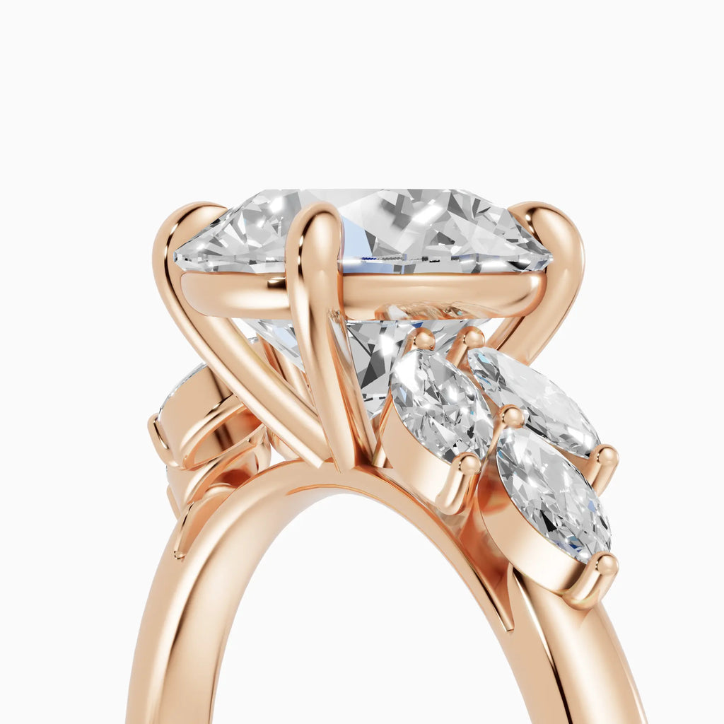 Anillo de compromiso VESTA brillante clúster - lifestyle