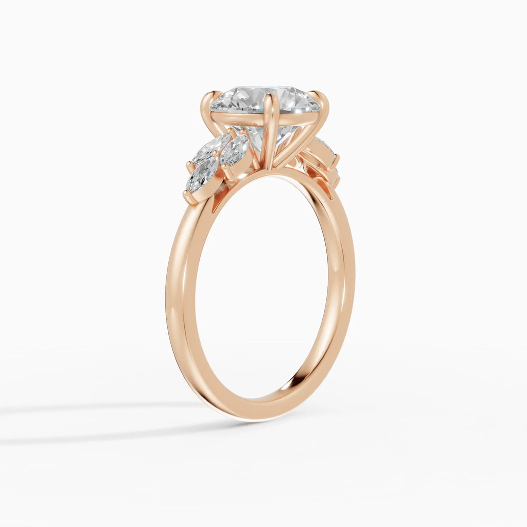 Anillo de compromiso VESTA brillante clúster - comparativa