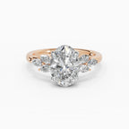 Anillo de compromiso VESTA oval clúster