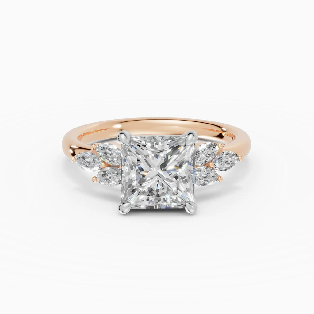 Anillo de compromiso VESTA princesa clúster